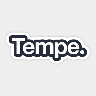 Tempe. Sticker